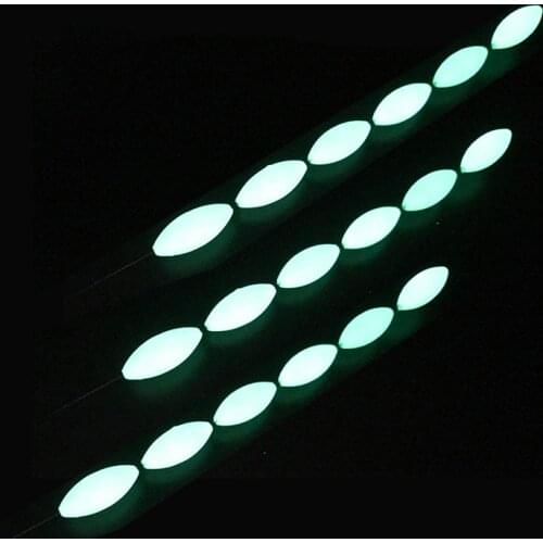Wholesale 60/40packs/lot Luminous Fishing Float Glowing Seven-star Float Light Bobber Night Vision Fishing Tackle Accessory A126