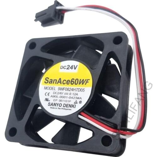 Genuine for A06B-6134-C003 three pin fan 9WF0624H7D05 6015 24V
