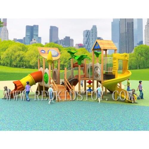 Exported to South America Anti-rot Wooden Playground Equipment 2016HZ-N006 23 Years' Manufacturers Experiences Shipped By Sea