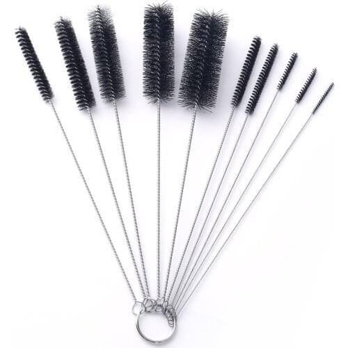 Professional Car And Motorcycle Carburetor Needle Cleaning Brush & Cleaning Kit Nylon Metal Cleaning Brush Tool