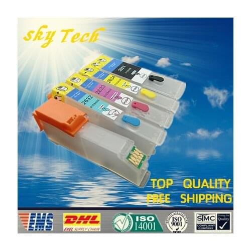 26XL Empty Refill cartridge suit T2621 T2631 - T2634 , suit for Epson xp-600 XP-605 XP-700 XP-800 XP-610 XP-710 XP-810 XP-510