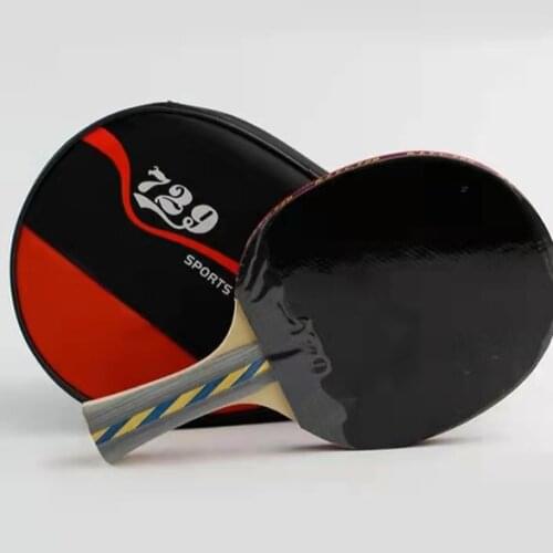 Table Tennis Racket 2A Fast-break Type Wooden Double-sided Anti-adhesive Straight Table Tennis Racket -40