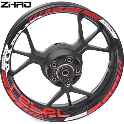 For Honda REBEL 300 REBEL 500 Motorcycle Reflective Wheel Rim Stripe Decal Sticker Front Rear Decal Full Set