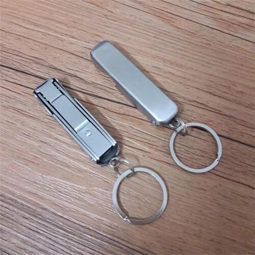 Ultra-thin Multifuctional Nail Cutter 2 in 1 Foldable Fingernail Toe Nail Cutter Clipper with Bottle Opener Travel Trimmer