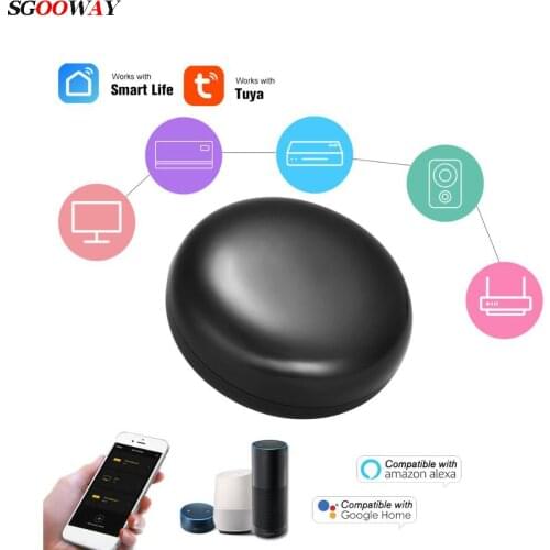 Tuya WiFi Smart IR Remote Controller Smart Home Compatible with Alexa, Google Assistant, Smart Life for control your TV, air con