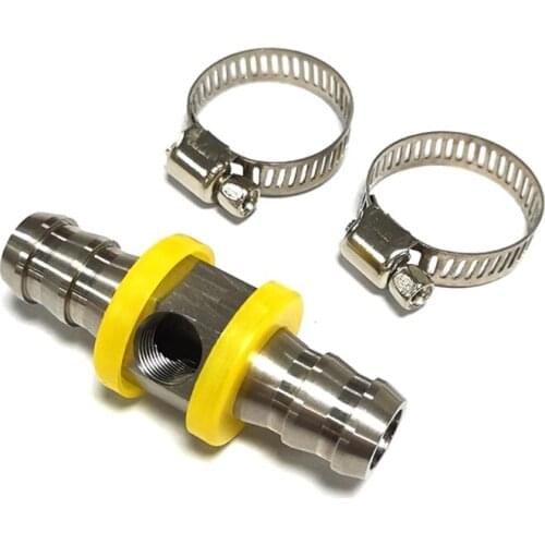 Universal Fuel Pressure Gauge Sensor Expansion Spacer Extender 1/2 " T-fitting Bung Adapter Cell Fix Mounting Converter