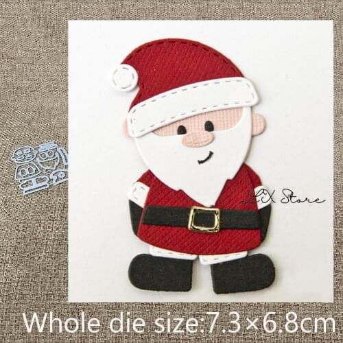 New Design Craft Metal die cuts Cutting Die lovely Santa Claus decoration scrapbooking Album Paper Card Craft Embossing die cuts
