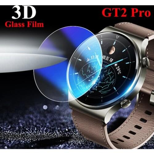 3D Tempered Glass Screen Protector For Huawei Watch GT2 Pro Smartwatch Screen Protective Film For Huawei GT2 Pro Cover Film