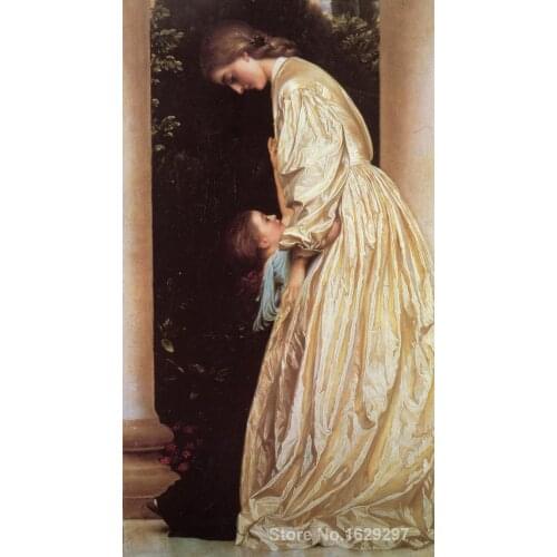 Sisters by Frederic Leighton famous portrait artist High quality Hand painted