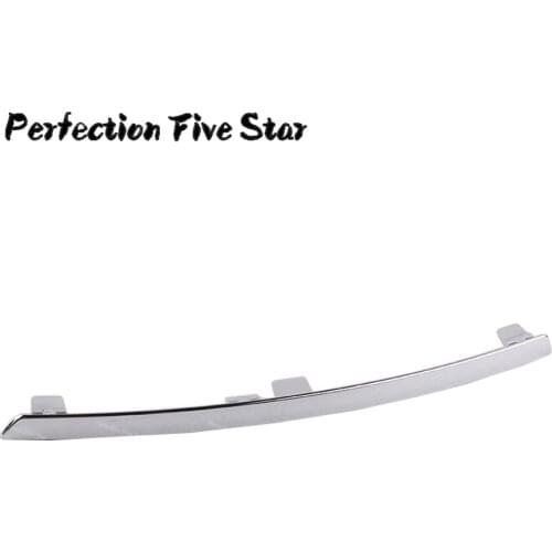 4L0807244 2ZZ For Audi Q7 2010 2012 2013 2014 2015 Front Bumper Fog Light Lamp Spoiler Chrome Decor Trim Right