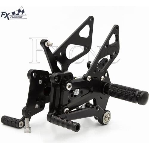 CNC Aluminum Motorcycle Rest Set Footrest Foot Pegs Footpegs Pedals Rearset For BMW S1000RR S 1000 RR HP4 2009-2014 2011 2012