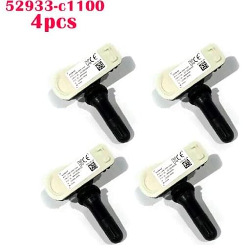 4pcs car accessorie TPMS 52933C1100/52933C8000 For Hyundai Car Tire Pressure Moniter Sensor For Hyundai Sonata Hybrid Tucson