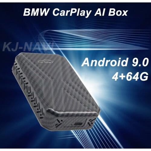 Screen cast HD For BMW 1 2 3 4 5 7 series F01 F56 F15 F25 F26 F48 Ai Box Car Android 9.0 4+64G Applicable for Carplay TV GPS Box