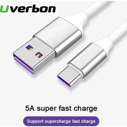 Fast Charging 5A Super Cable USB Type C Cable USB C For Huawei Mate 10 Pro Honor 10 Fast Charge Type C Cable For Huawei Xiaomi