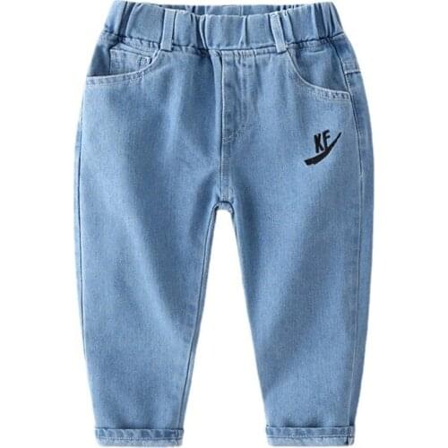 Kids Jeans For Baby Boy Jeans Black Denim Jeans Pants For Kids Boys Trousers Cotton Long Pants