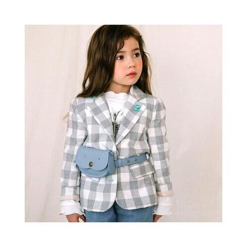 Childrens Blazer Jacket 2020 Autumn Korean Baby Boys and Girls Korean Style Cardigan Coats Big Kids Fashion Blazer Jacket 4-9Y