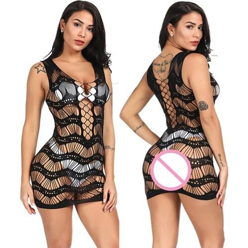 Erotic Lingerie babydoll women See Through dress for sex lenceria mujer black Sexy Underwear porno costumes tenue femme erotique