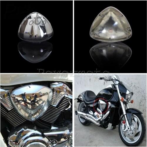 Chrome Motorcycle Air Filter Cover for Suzuki Boulevard M109 M109R VZR1800 Right & Left Air Cleaner Guard