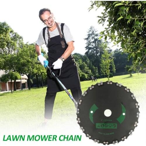 Durable 9 Inch Carbide Trimmer Blade 20T Lawn Mower Grass Eater Trimmer Head Brush Cutter Weeds Blade Knife Garden Tools