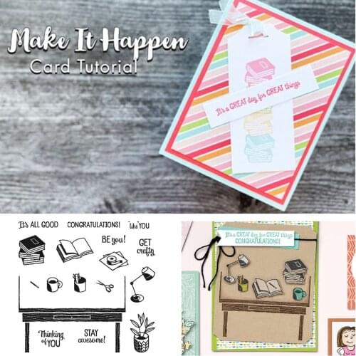 Stay awesome book Metal Cutting Dies Stamps Scrapbook Diary Secoration Embossing Stencil Template Diy Greeting Card Handmade NEW