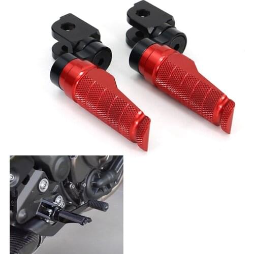 Motorcycle Fit For Honda CB1000R CB600F HORNET CB650F CBF1000 CB125R CBR650F CBR250R MSX125 Front Foot Pegs Footrest Adjustable