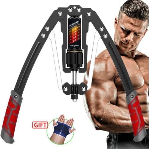 Arm Exerciser Adjustable Pressure 22-440lbs Arm Strength Chest Chestexpander Muscle Trainer for Men Women Home Fitness Equipment