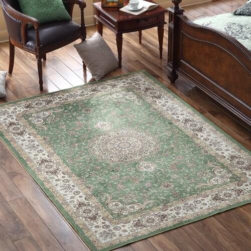 Romantic style cotton blending durable wedding carpet,gorgeous Persian living room rug,big size coffee table floor mat