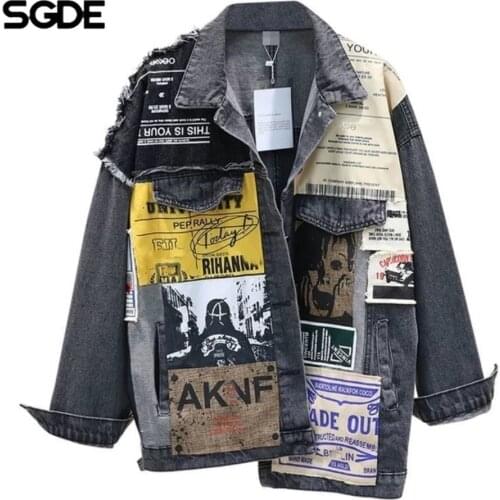 Женские джинсовые куртки SGDE China At AliExpress