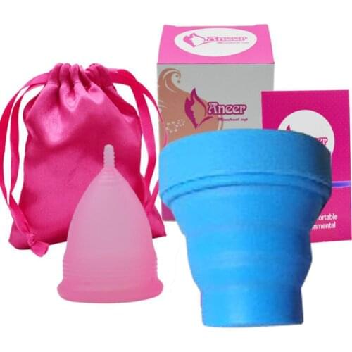 Silicone Menstrual Cup women Lady menstrual period cup Coppetta Mestruale Coupe feminine hygiene menstrual cup S/L