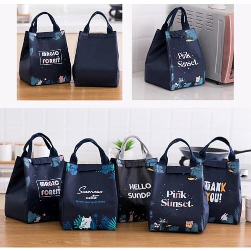 Tote Lunch Bag Insulated Soft Bag for Outdoors Camping School Office Student can CSV