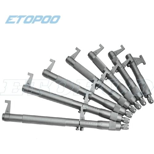 Inside Micrometer 5-30/25-50/50-75/75-100mm/100-125mm/125-150mm/150-175mm Screw Gauge Metric Micrometers Carbide Measuring Tools