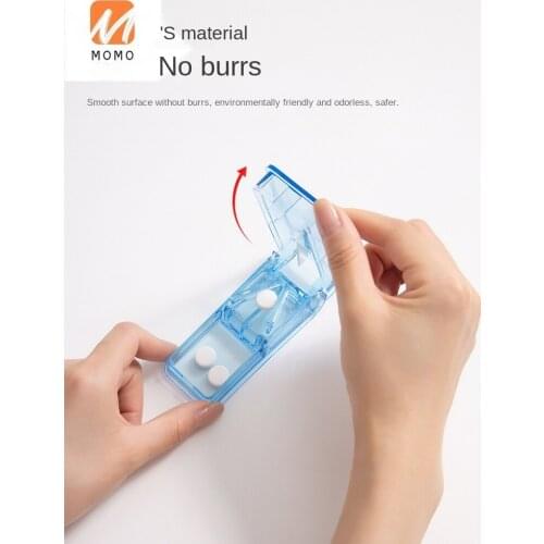 Japanese Cut Pills Artifact Pill Cutter with Divide Cutter Cutting Scissors Medicine Segmentation Slice