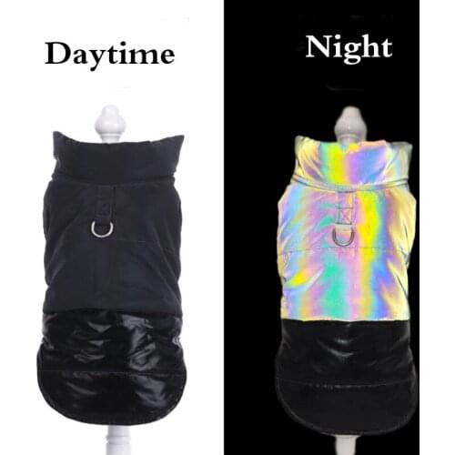 Winter Pet Clothes Dog Clothes For Small Dogs Reflective Fleece Keep Warm Dog Clothing Coat Jacket Sweater Pet Costume For Dogs