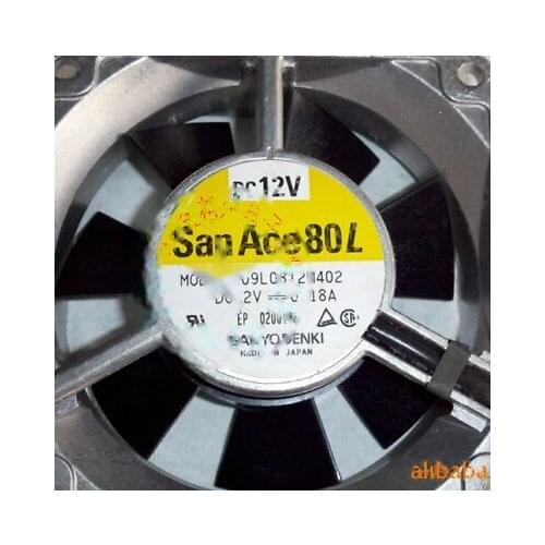 1pc new fan 109L0812H402 DC12V 0.18A SANYO 80*80*25 freeship