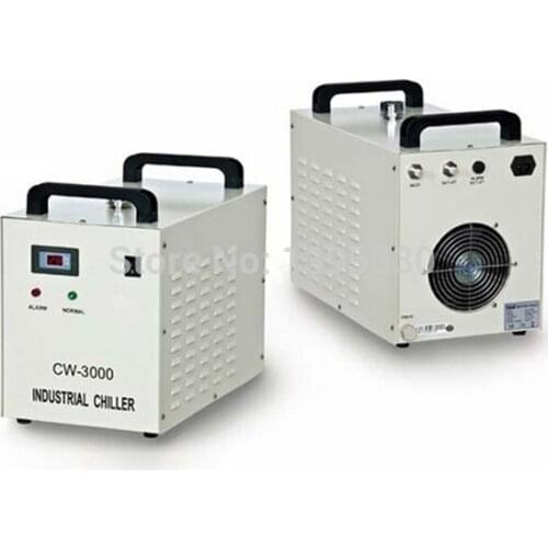 1PC High Quality Co2 Laser Chiller Machine CW-3000AG 220V 50/60HZ For 80W CO2 Glass Laser Tube Laser Chiller Machine