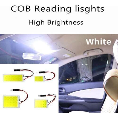 10pcs Car Interior Panel Light Festoon 31mm Lamp Cob 48 SMD Chip Reading Bulbs Led T10 Bulb Led Car Parking Auto Accessories