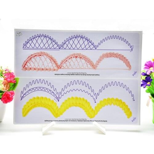 23Page/Set DIY Cake Icing Piping Practice Drawing Board Template Paper Decor Practice Template Paste Fondant Decorating QB990633