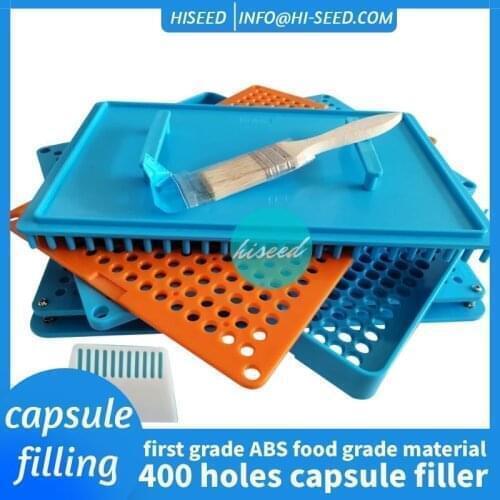 400 Hole Precision Manual Capsule Powder Filling Device Semi-Automatic Machine Plate