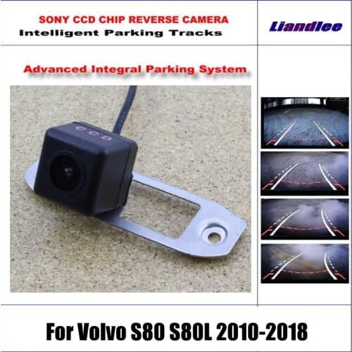 Car Intelligentized Reverse Back Up Camera For Volvo S80 S80L 2010-2018 Rear View Parking Dynamic Guidance Tracks CAM