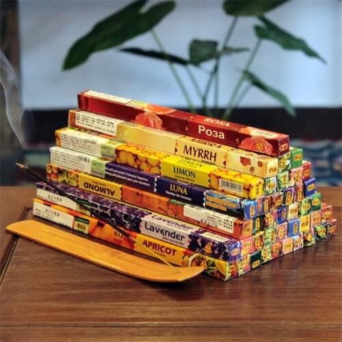 8pcs/lot Tibetan 22 Cm India Stick Incenses White Sage Sandalwood Natural Household Indoor Clean Air Indian Incense Sticks