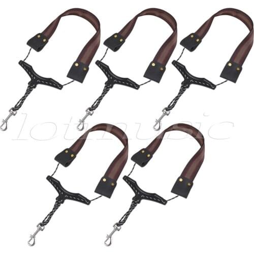 Saxophone Neck Strap for Soprano Alto Tenor Baritone Sax Parts Hook Belt Pack of 5