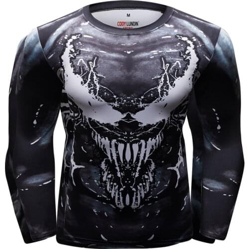 Guangzhou Cody Lundin Digital Sublimation Printed Tshirt Men Round Neck Breathable Rash Guard