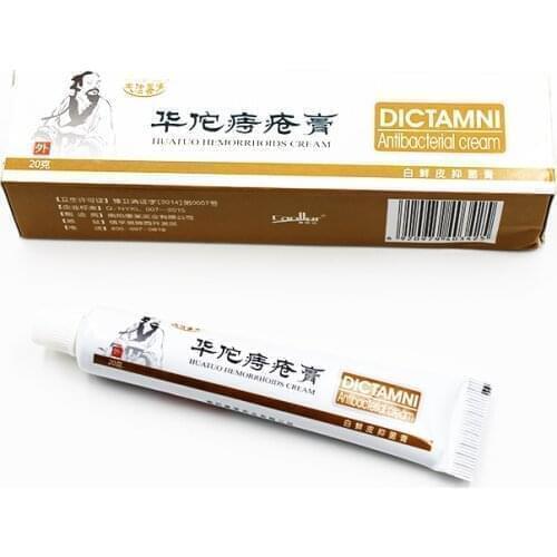 1pc Huatuo Hemorrhoids Ointment Chinese Cream Powerful Internal Hemorrhoids Piles External Anal Fissure medical plaster Patch