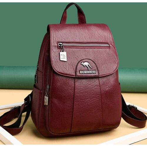 2020 New Women Backpack High Quality Leather Backpack Fashion School Bag pack Large Capacity Travel Backpack Casual Shoulder Bag