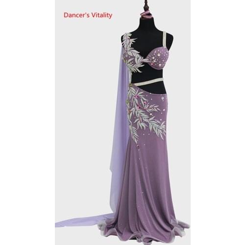 Whole Sale Clothes Women Belly dance performance suit customize adult child belly dancing outfit Girs Oriental dance wear cloth