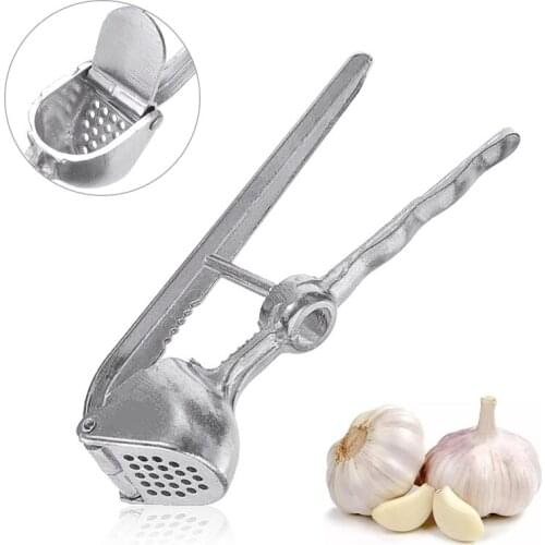 Handheld Alloy Garlic Press Crusher Tools Fresh Garlic Ginger Squeezer Masher Mincer Crusher For Kitchen Seasoning DIY Making