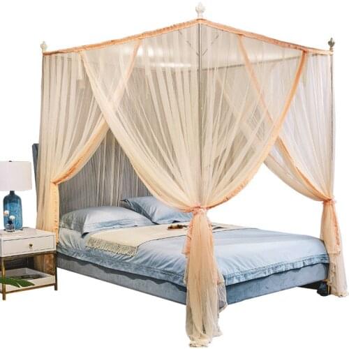Summer Household Mosquito Net Square Hanging Mesh Bed Capony Universal Breathable Anti Mosquito Bed Curtain Valance