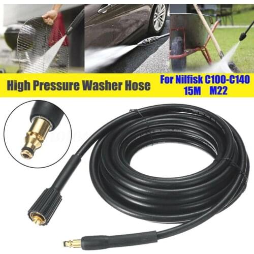 5/10/15m M22 High Pressure Washer Hose for Nilfisk C100 C110 C120 C130 C140