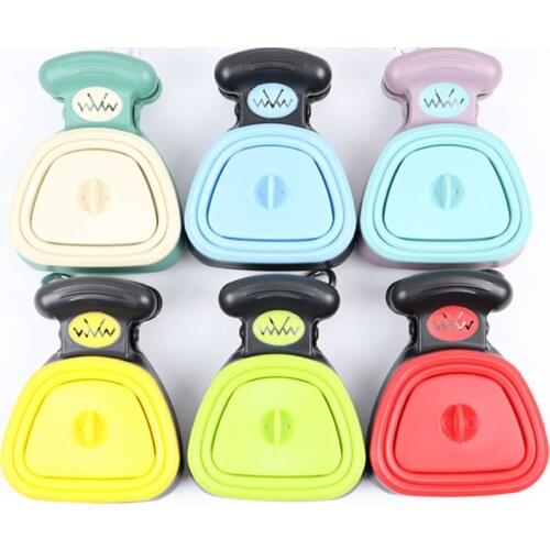 2021 Dog Pet Travel Foldable Pooper Scooper With 1 Roll Decomposable bags Poop Scoop Clean Pick Up Excreta Cleaner Shipping
