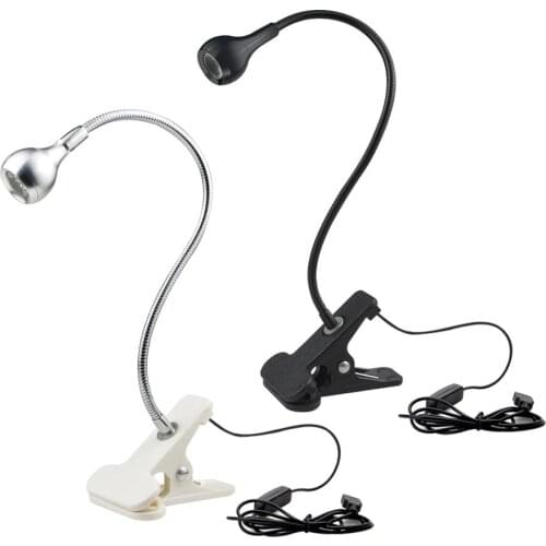 LED USB Book Light Desk lamp with ON/OFF Switch Flexible Night light Reading Study Tale lamp for Home Kitchen Wardrobe Lighting